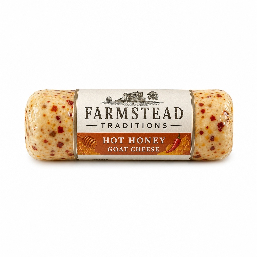 Hot Honey Goat Cheese Log